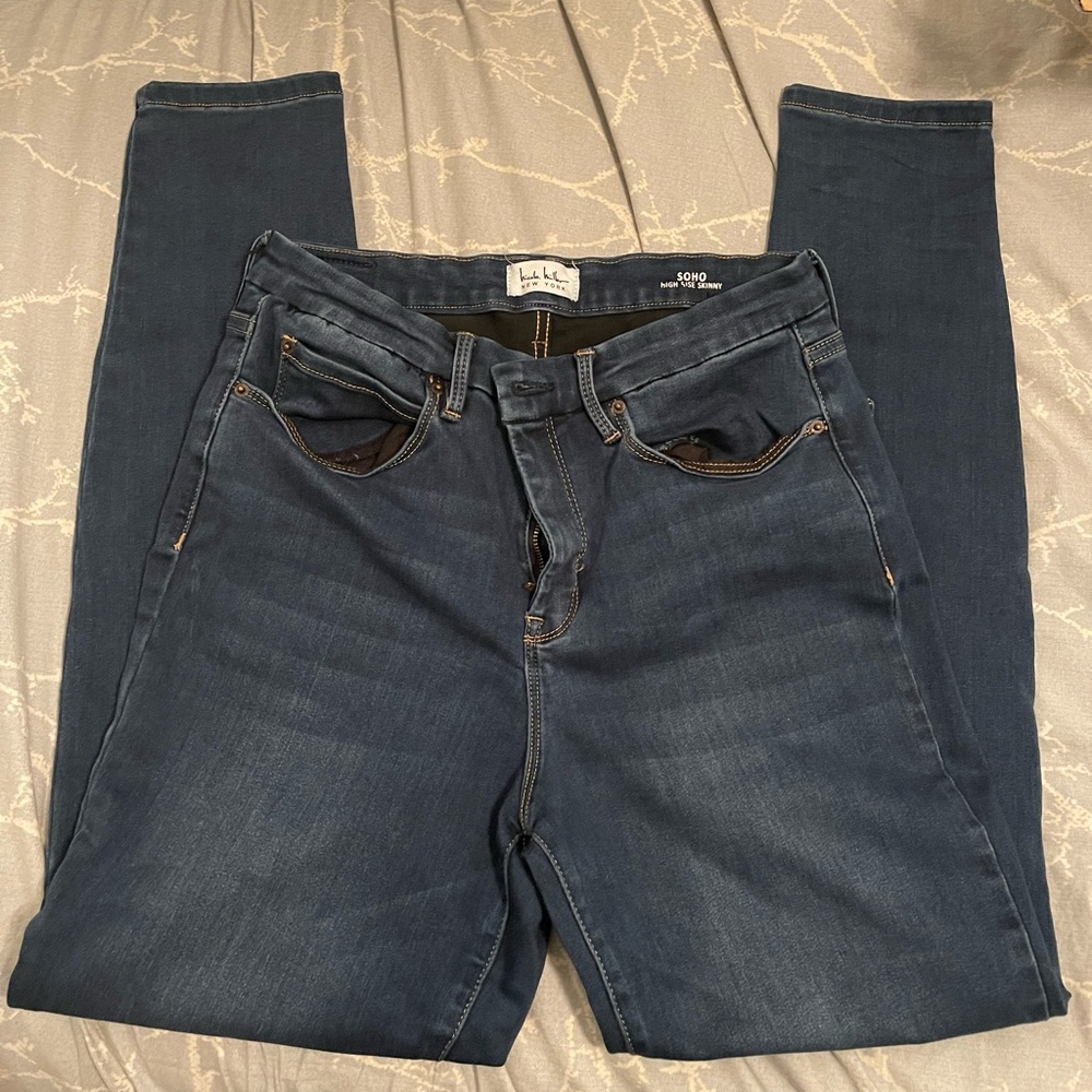 Nicole Miller New York SOHO High Rose Skinny Jeans